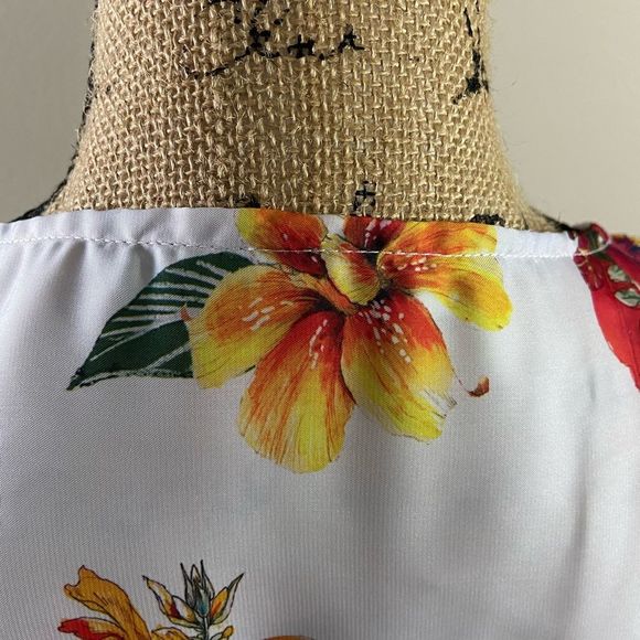 ZARA Kimono Floral Maxi Dress Boho Festival Vacation Beachwear Size Small - Picture 6 of 12